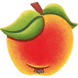 Magnetpin Apfel - 7 cm