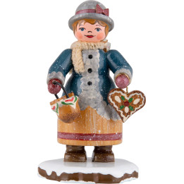 Winterkinder Pfefferküchlerin - 7 cm