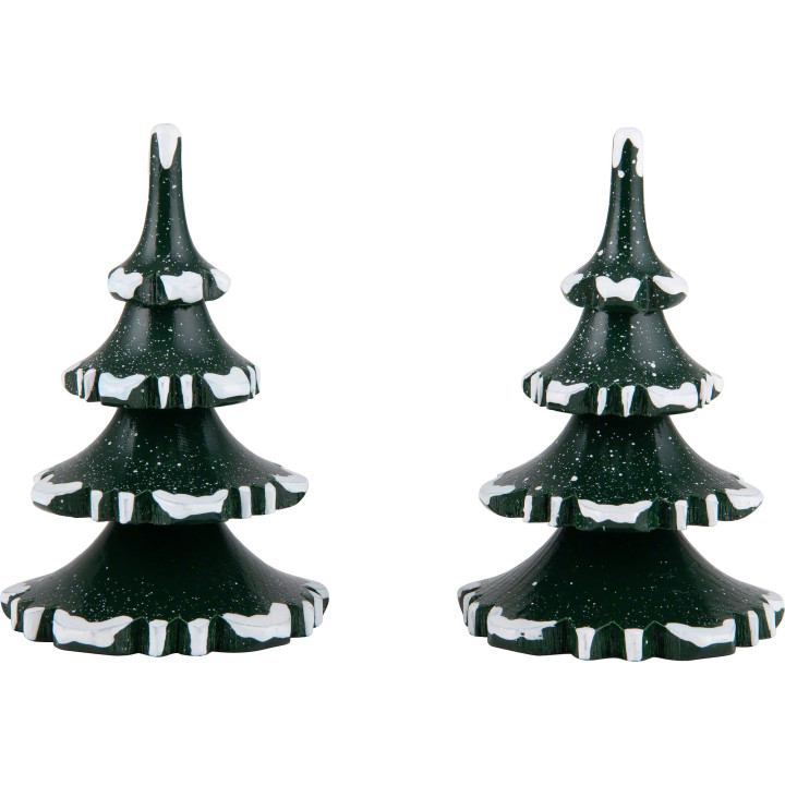 Winterkinder 2er-Set Baum - mittel - 8 cm