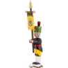Winterkinder Bergmann mit Standarte - 9 cm