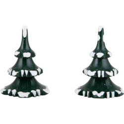 Winterkinder 2er-Set Baum - klein - 6 cm