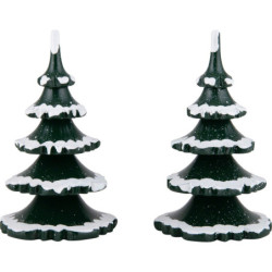 Winter Children Trees - Large - Set of 2 - 11 cm / 4.3 inch