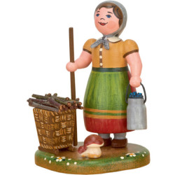 Country Idyll Peasant Woman - 7 cm / 2.8 inch