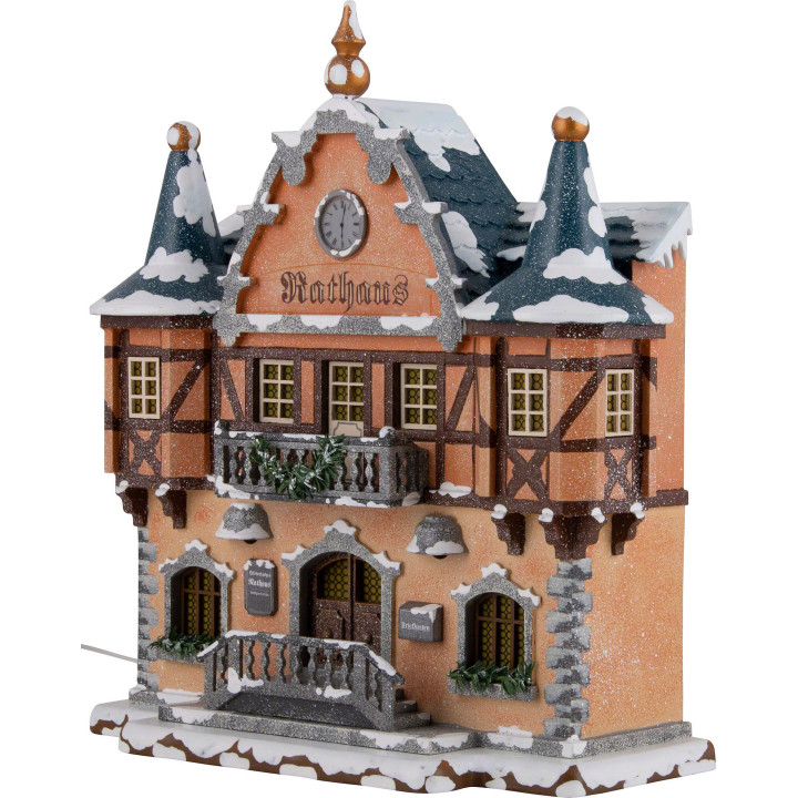 Winterhaus Rathaus - 21 cm