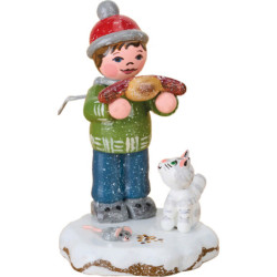 Winter Children A Jumbo Bratwurst Please - 6 cm / 2.4 inch