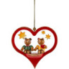 Tree Ornament - Teddy Couple - 8 cm / 3.1 inch