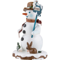 Winter Children Snowman "Slip Hazard" - 9 cm / 3.5 inch