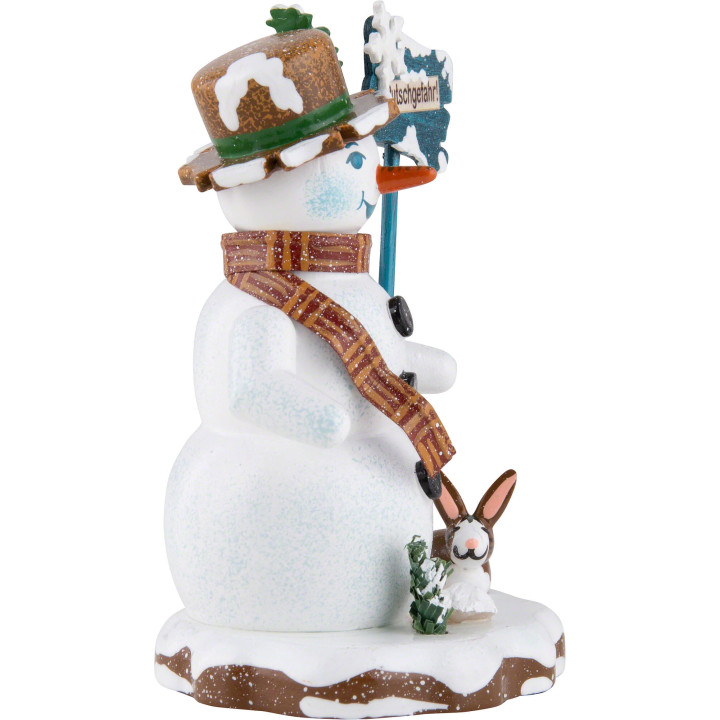Winter Children Snowman "Slip Hazard" - 9 cm / 3.5 inch