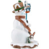 Winter Children Snowman "Slip Hazard" - 9 cm / 3.5 inch