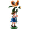 Flower Child Girl with Sunflower - 17 cm / 6.7 inch