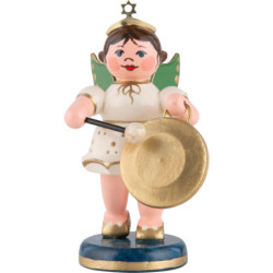 Angel with Gong - 6 cm / 2.4 inch