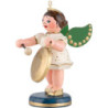 Angel with Gong - 6 cm / 2.4 inch