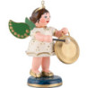 Angel with Gong - 6 cm / 2.4 inch