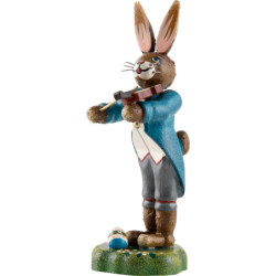 Bunny Musician Boy with Violin - 10 cm / 3.9 inch