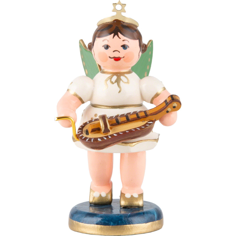 Engel mit Drehleier - 6 cm