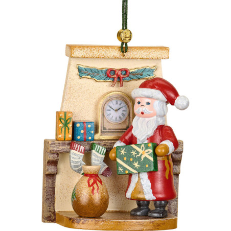 Tree Ornament - Santa Claus - It's Time for Presents - 8 cm / 3.1 inch