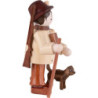 Thiel-Figur Förster mit Hund - natur - 6 cm