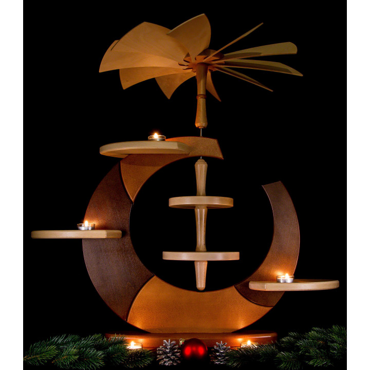 2-Tier Pyramid - "Open Circle" - Blank - 74 cm / 29 inch
