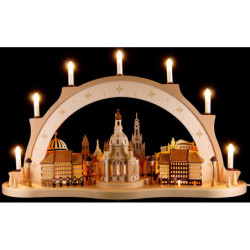 Schwibbogen Dresdner Frauenkirche - 69x40 cm