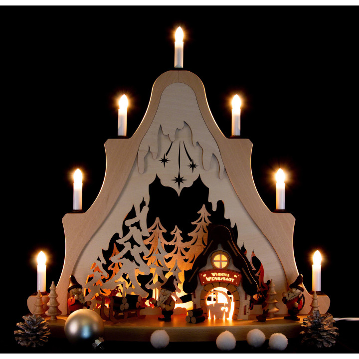 Light Triangle - Gnomes - 53x50 cm / 20.9x19.7 inch