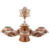 Advent Candle Holder, Natural/Brown - 27 cm / 10.6 inch