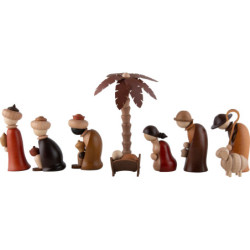 9-teiliges Krippenset Christi Geburt - 19 cm