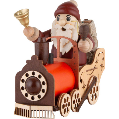 Smoker - Santa on Locomotive - 19 cm / 7.5 inch