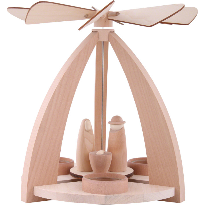 1-Tier Pyramid - Nativity Scene - 27 cm / 10.7 inch
