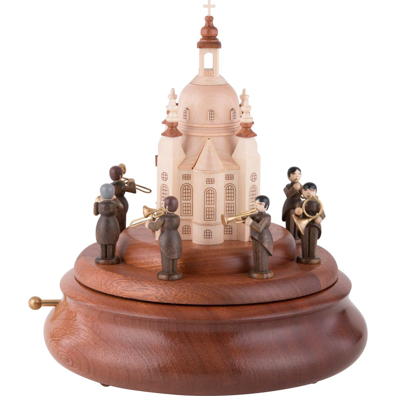 Electronic Music Box - Brass Band at the Church of Our Lady - 21 cm / 8 inch