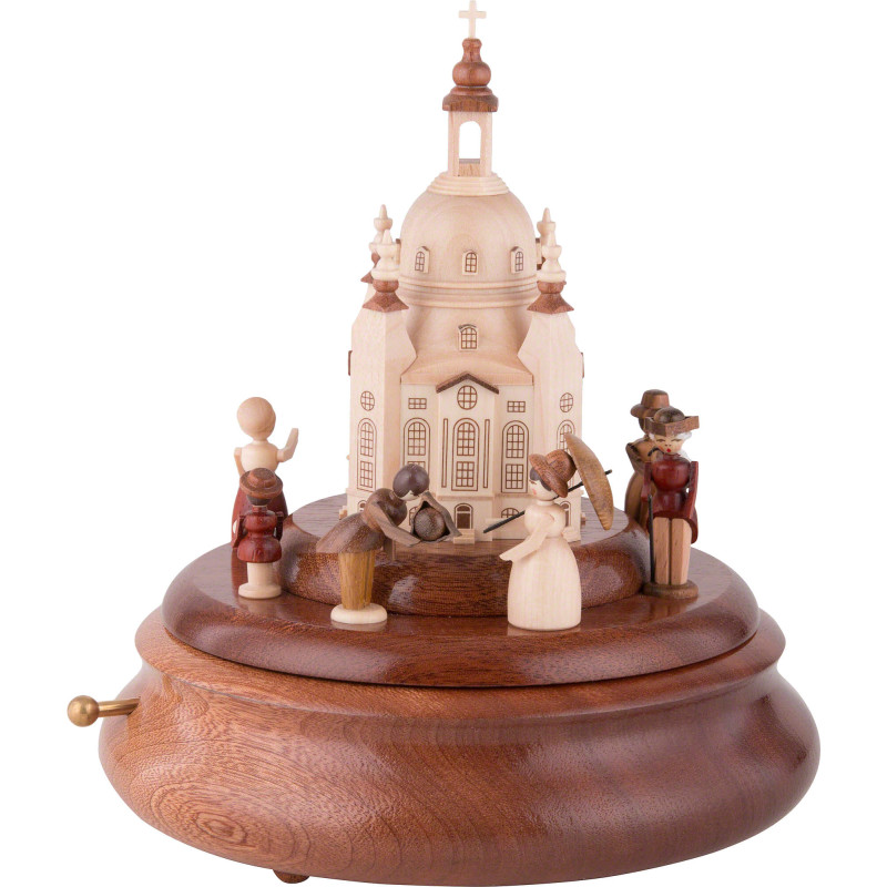 Elektronische Spieldose - Historische Figuren an der Frauenkirche - 21 cm