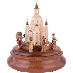 Elektronische Spieldose - Historische Figuren an der Frauenkirche - 21 cm