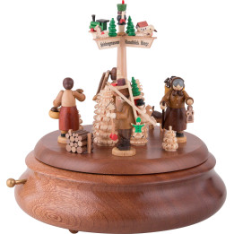 Electronic Music Box - Town of Seiffen - 19 cm / 7.5 inch