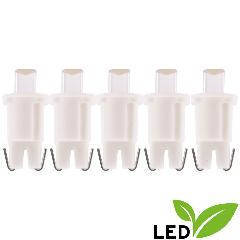 LED-Flachkopflampen - warmweiß - 3V/0,048W