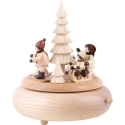 Spieldose Wintersport - 16x19 cm