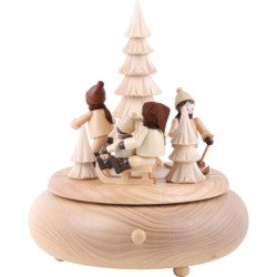 Spieldose Wintersport - 16x19 cm