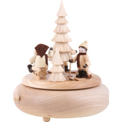 Music Box Winter Sport - 16x19 cm / 6.3x7.5 inch