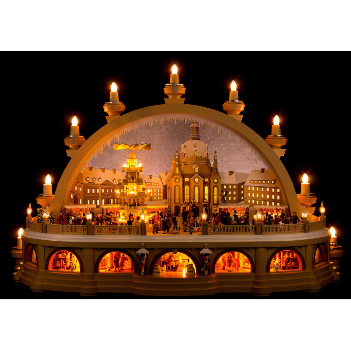 Candle Arch - Christmas Market of Dresden - 2nd Limited Edition - 81x31x52 cm / 32x12x20 inch