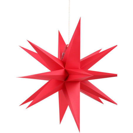 Annaberg Folded Star for Indoor Red - 35 cm / 13.8 inch