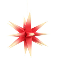 Annaberger Faltstern für Innen rot-gelb - 58 cm