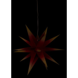 Annaberger Faltstern für Innen rot-gelb - 58 cm