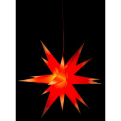 Annaberg Folded Star for Indoor Red-White - 58 cm / 22.8 inch