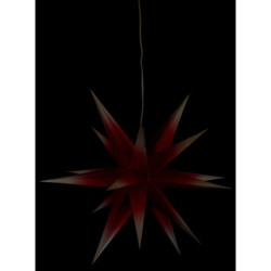 Annaberg Folded Star for Indoor Red-White - 58 cm / 22.8 inch