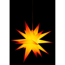Annaberg Folded Star for Indoor Orange - 58 cm / 22.8 inch