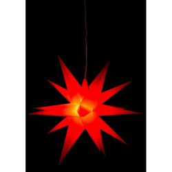 Annaberg Folded Star for Indoor Red - 58 cm / 22.8 inch