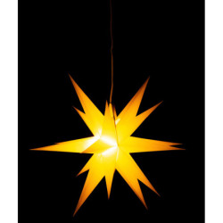 Annaberg Folded Star for Indoor Yellow - 58 cm / 22.8 inch