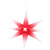 Annaberger Faltstern für Innen rot-weiß - 70 cm