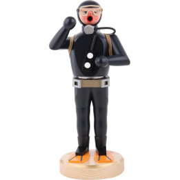 Räuchermännchen Taucher - 21 cm