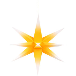 Annaberg Folded Star for Indoor Yellow-White - 70 cm / 27.6 inch