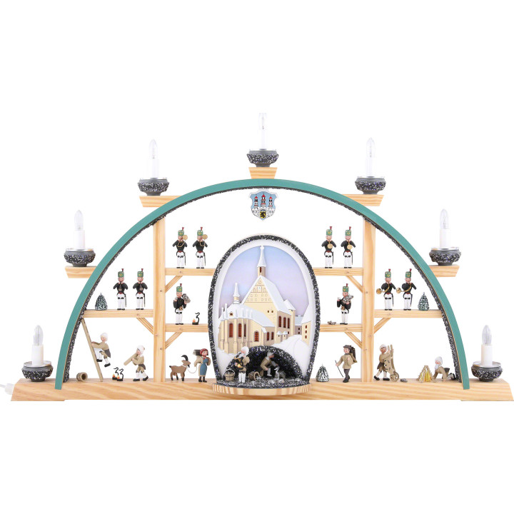 Schwibbogen Freiberger Dom - 70x40 cm
