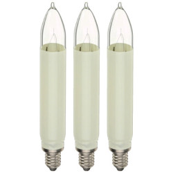 Kleinschaftkerze - Sockel E10 - 12V/3W